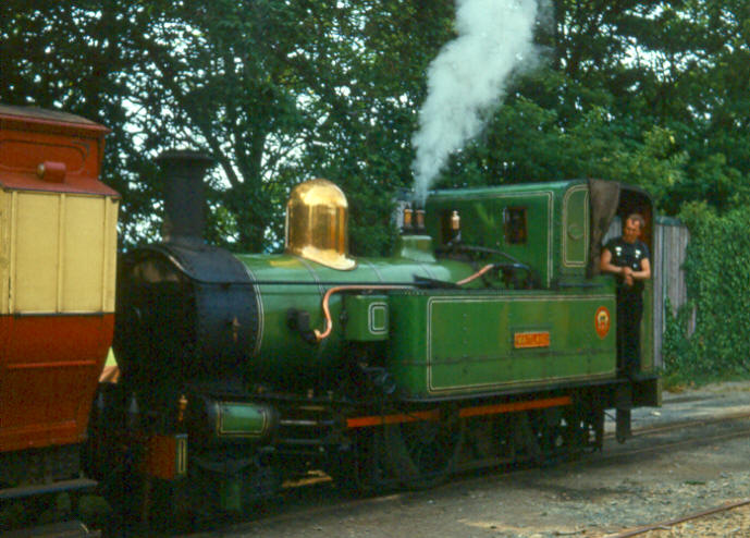 Isle of Man Rly train at Castletown